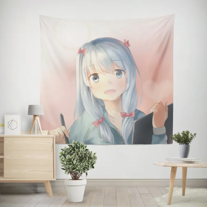 Unveiling Sagiri Izumi Eromanga-Sensei Anime Wall Tapestry