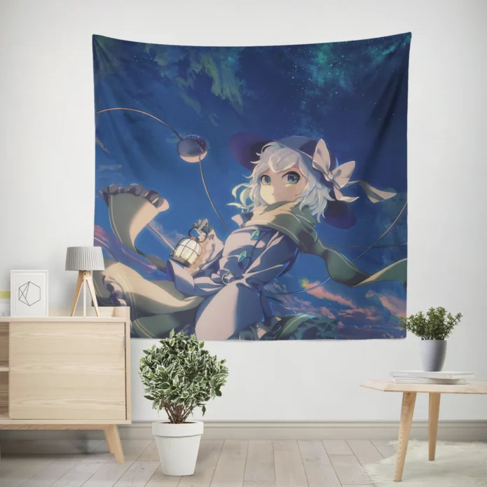 Unveiling Touhou Koishi Komeiji Anime Wall Tapestry