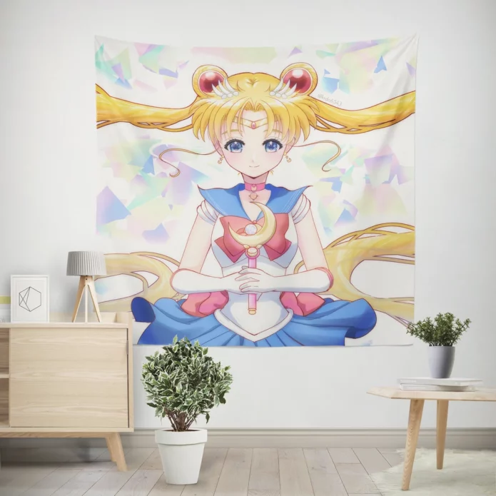 Usagi Tsukino Sailor Moon Odyssey Anime Wall Tapestry