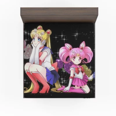 Usagi and Chibiusa Sailor Moon Duo Anime Fitted Sheet