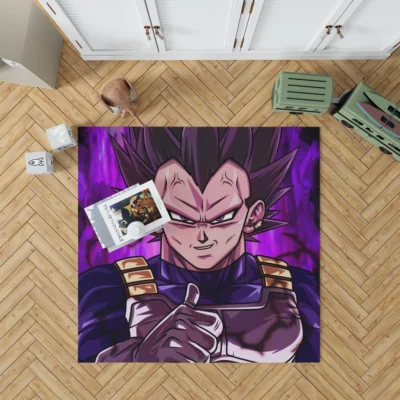 Vegeta Ultra Ego in Dragon Ball Anime Rug