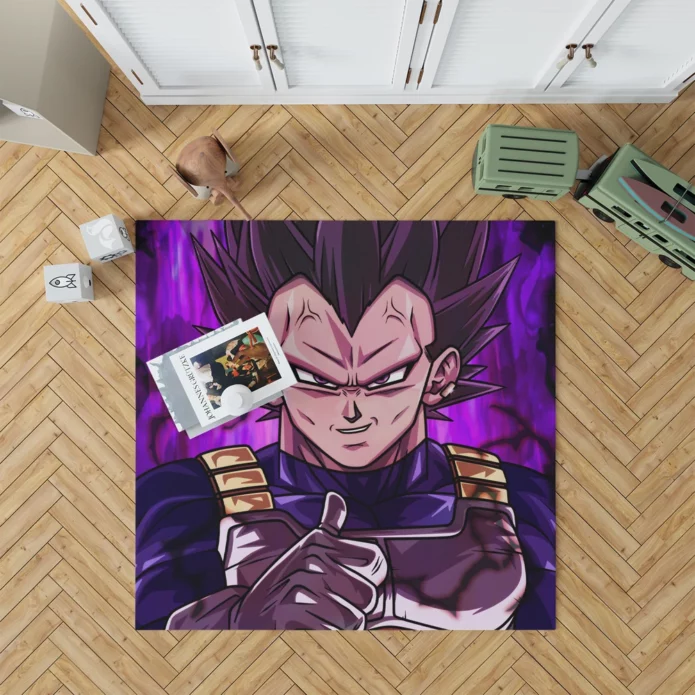 Vegeta Ultra Ego In Dragon Ball Anime Rug