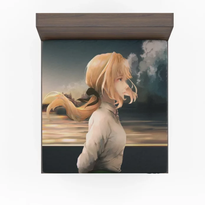 Violet Evergarden Artistry Of Emotions Anime Fitted Sheet