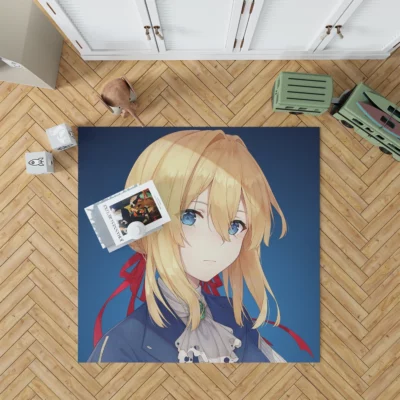 Violet Evergarden Blue-Eyed Tale Unveiled Anime Rug