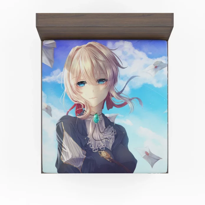 Violet Evergarden Gaze Of Emotion Anime Fitted Sheet