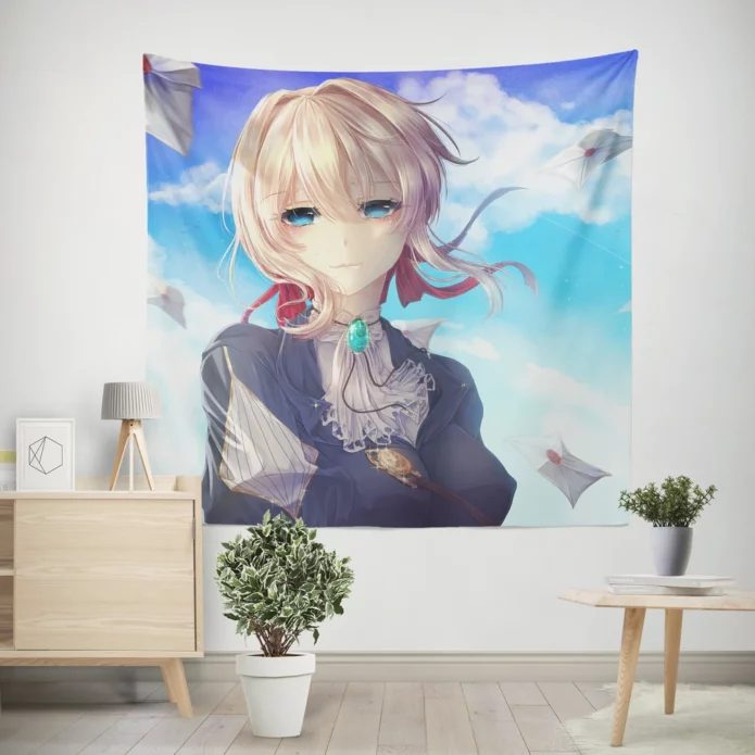 Violet Evergarden Gaze Of Emotion Anime Wall Tapestry