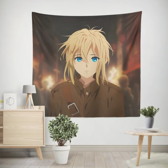 Violet Evergarden Touching Stories Unfold Anime Wall Tapestry