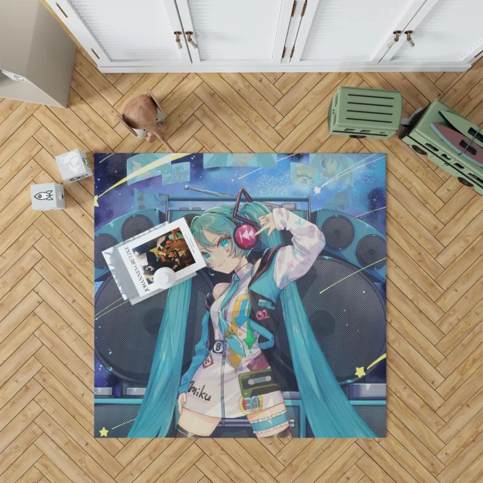 Vocaloid Mecha Fanart Hatsune Miku Anime Rug