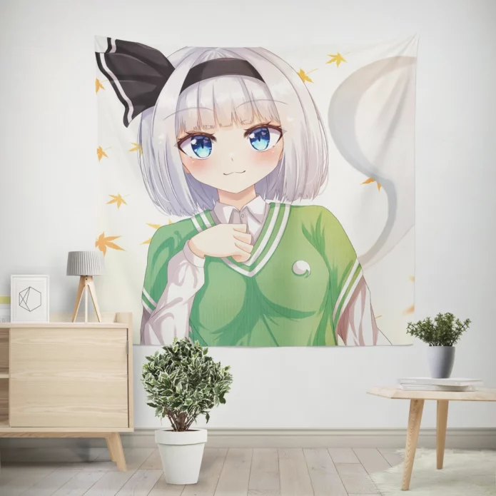 Youmu Konpaku Enigmatic Touhou Journey Anime Wall Tapestry