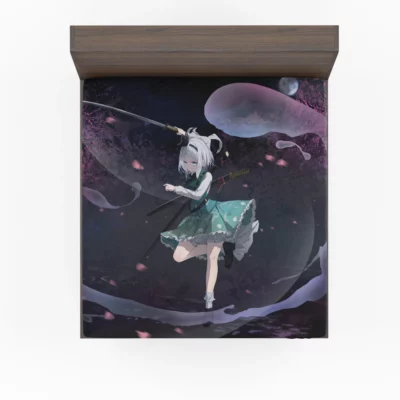 Youmu Konpaku Touhou Adventure Unveiled Anime Fitted Sheet