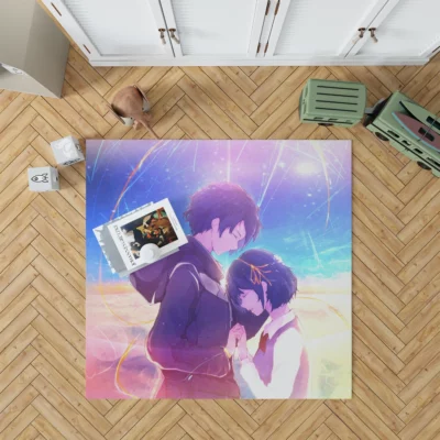 Your Name Mitsuha and Taki Tale Anime Rug