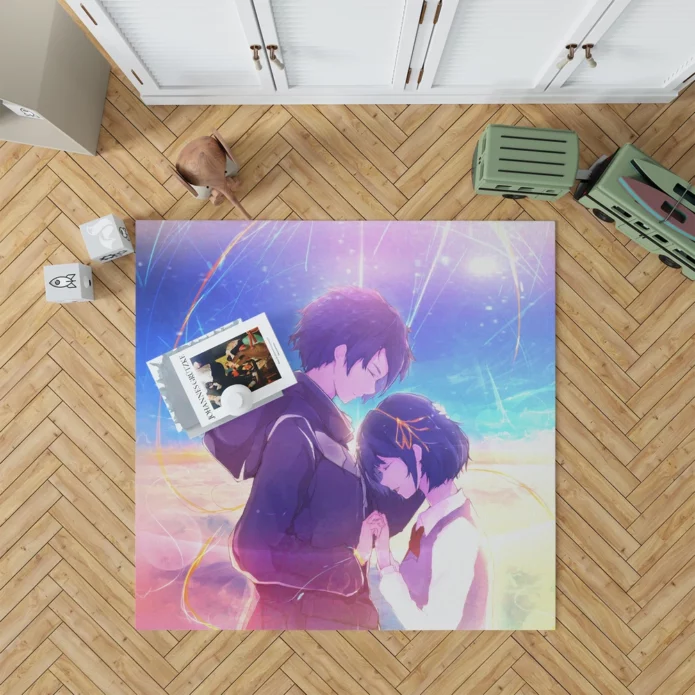 Your Name Mitsuha And Taki Tale Anime Rug