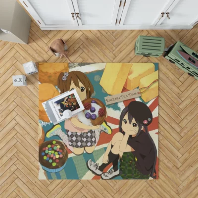 Yui Hirasawa K-On Energetic Musician Anime Rug