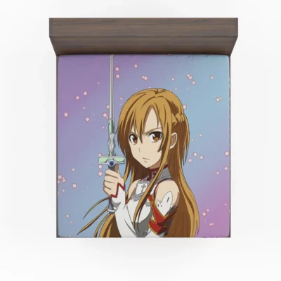 Yuki Asuna Sword Art Online Chronicles Anime Fitted Sheet