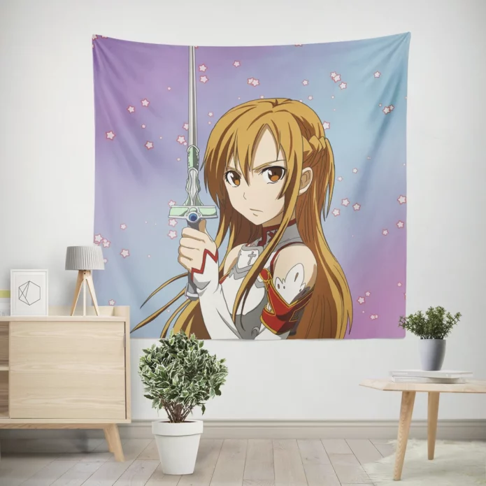 Yuki Asuna Sword Art Online Chronicles Anime Wall Tapestry