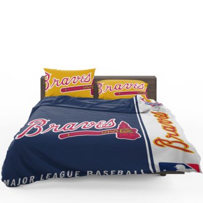 Atlanta Braves MLB Baseball National League Bedding Set 1